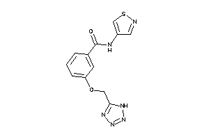 N-isothiazol-4-yl-3-(1H-tetrazol-5-ylmethoxy)benzamide