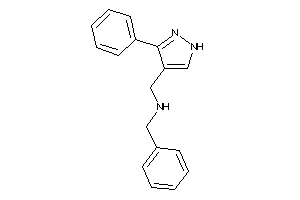 Benzyl-[(3-phenyl-1H-pyrazol-4-yl)methyl]amine