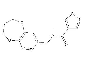 N-(3,4-dihydro-2H-1,5-benzodioxepin-7-ylmethyl)isothiazole-4-carboxamide