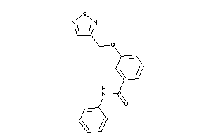 N-phenyl-3-(1,2,5-thiadiazol-3-ylmethoxy)benzamide