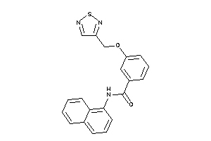 N-(1-naphthyl)-3-(1,2,5-thiadiazol-3-ylmethoxy)benzamide