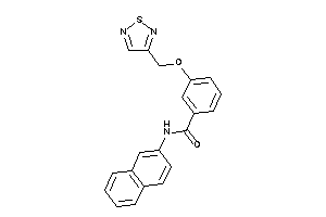 N-(2-naphthyl)-3-(1,2,5-thiadiazol-3-ylmethoxy)benzamide