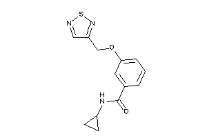 N-cyclopropyl-3-(1,2,5-thiadiazol-3-ylmethoxy)benzamide