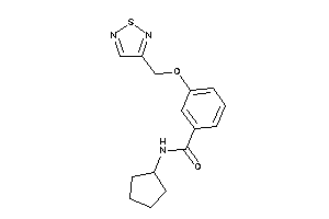 N-cyclopentyl-3-(1,2,5-thiadiazol-3-ylmethoxy)benzamide