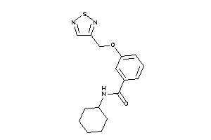 N-cyclohexyl-3-(1,2,5-thiadiazol-3-ylmethoxy)benzamide