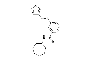 N-cycloheptyl-3-(1,2,5-thiadiazol-3-ylmethoxy)benzamide