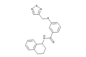 N-tetralin-1-yl-3-(1,2,5-thiadiazol-3-ylmethoxy)benzamide