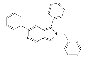 2-benzyl-1,6-diphenyl-pyrrolo[3,4-c]pyridine