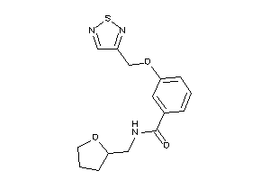 N-(tetrahydrofurfuryl)-3-(1,2,5-thiadiazol-3-ylmethoxy)benzamide