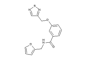 N-(2-furfuryl)-3-(1,2,5-thiadiazol-3-ylmethoxy)benzamide