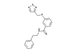 N-phenethyl-3-(1,2,5-thiadiazol-3-ylmethoxy)benzamide