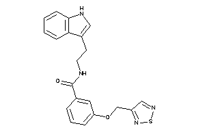 N-[2-(1H-indol-3-yl)ethyl]-3-(1,2,5-thiadiazol-3-ylmethoxy)benzamide