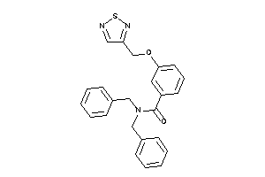 N,N-dibenzyl-3-(1,2,5-thiadiazol-3-ylmethoxy)benzamide