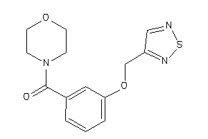 Morpholino-[3-(1,2,5-thiadiazol-3-ylmethoxy)phenyl]methanone