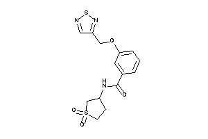 N-(1,1-diketothiolan-3-yl)-3-(1,2,5-thiadiazol-3-ylmethoxy)benzamide