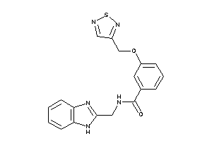 N-(1H-benzimidazol-2-ylmethyl)-3-(1,2,5-thiadiazol-3-ylmethoxy)benzamide