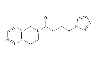 1-(7,8-dihydro-5H-pyrido[4,3-c]pyridazin-6-yl)-4-pyrazol-1-yl-butan-1-one