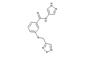 N-(1H-pyrazol-4-yl)-3-(1,2,5-thiadiazol-3-ylmethoxy)benzamide