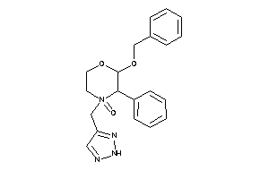 3-benzoxy-2-phenyl-1-(2H-triazol-4-ylmethyl)-4-oxa-1$l^{5}-azacyclohexane 1-oxide