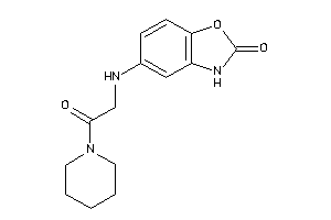 5-[(2-keto-2-piperidino-ethyl)amino]-3H-1,3-benzoxazol-2-one