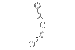 3-phenylacrylic Acid [4-[3-(benzylamino)-3-keto-prop-1-enyl]phenyl] Ester