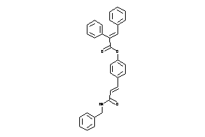 2,3-diphenylacrylic Acid [4-[3-(benzylamino)-3-keto-prop-1-enyl]phenyl] Ester