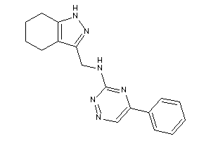 (5-phenyl-1,2,4-triazin-3-yl)-(4,5,6,7-tetrahydro-1H-indazol-3-ylmethyl)amine