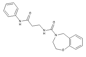 N-(3-anilino-3-keto-propyl)-3,5-dihydro-2H-1,4-benzoxazepine-4-carboxamide