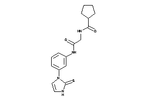 N-[2-keto-2-[3-(2-thioxo-4-imidazolin-1-yl)anilino]ethyl]cyclopentanecarboxamide