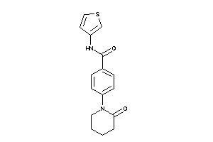 4-(2-ketopiperidino)-N-(3-thienyl)benzamide