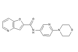 N-(6-morpholino-3-pyridyl)furo[3,2-b]pyridine-2-carboxamide