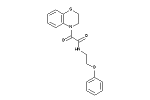 2-(2,3-dihydro-1,4-benzothiazin-4-yl)-2-keto-N-(2-phenoxyethyl)acetamide