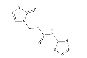 3-(2-keto-4-thiazolin-3-yl)-N-(1,3,4-thiadiazol-2-yl)propionamide