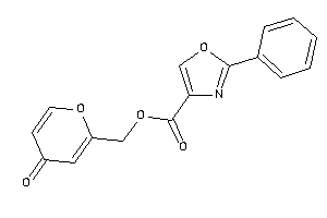 Image of 2-phenyloxazole-4-carboxylic Acid (4-ketopyran-2-yl)methyl Ester