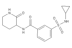 3-(cyclopropylsulfamoyl)-N-(2-keto-3-piperidyl)benzamide