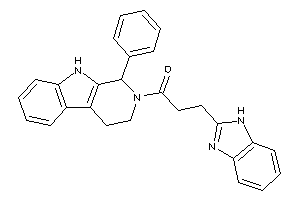 3-(1H-benzimidazol-2-yl)-1-(1-phenyl-1,3,4,9-tetrahydro-$b-carbolin-2-yl)propan-1-one