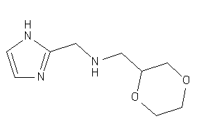 1,4-dioxan-2-ylmethyl(1H-imidazol-2-ylmethyl)amine