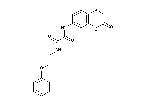 N-(3-keto-4H-1,4-benzothiazin-6-yl)-N'-(2-phenoxyethyl)oxamide