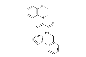 2-(2,3-dihydro-1,4-benzothiazin-4-yl)-N-(2-imidazol-1-ylbenzyl)-2-keto-acetamide