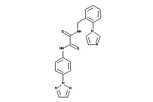 N-(2-imidazol-1-ylbenzyl)-N'-[4-(triazol-2-yl)phenyl]oxamide