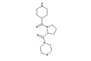 [2-(morpholine-4-carbonyl)pyrrolidino]-(4-piperidyl)methanone