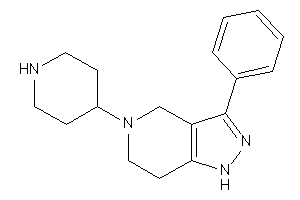3-phenyl-5-(4-piperidyl)-1,4,6,7-tetrahydropyrazolo[4,3-c]pyridine