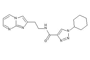 1-cyclohexyl-N-(2-imidazo[1,2-a]pyrimidin-2-ylethyl)triazole-4-carboxamide