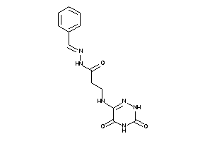 N-(benzalamino)-3-[(3,5-diketo-2H-1,2,4-triazin-6-yl)amino]propionamide