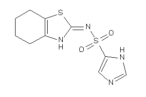 Image of N-(4,5,6,7-tetrahydro-3H-1,3-benzothiazol-2-ylidene)-1H-imidazole-5-sulfonamide