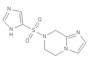 7-(1H-imidazol-5-ylsulfonyl)-6,8-dihydro-5H-imidazo[1,2-a]pyrazine