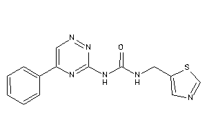 1-(5-phenyl-1,2,4-triazin-3-yl)-3-(thiazol-5-ylmethyl)urea