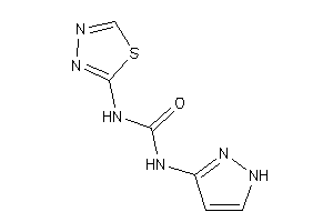 1-(1H-pyrazol-3-yl)-3-(1,3,4-thiadiazol-2-yl)urea