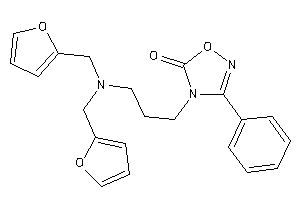 4-[3-[bis(2-furfuryl)amino]propyl]-3-phenyl-1,2,4-oxadiazol-5-one