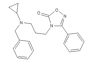 4-[3-[benzyl(cyclopropyl)amino]propyl]-3-phenyl-1,2,4-oxadiazol-5-one